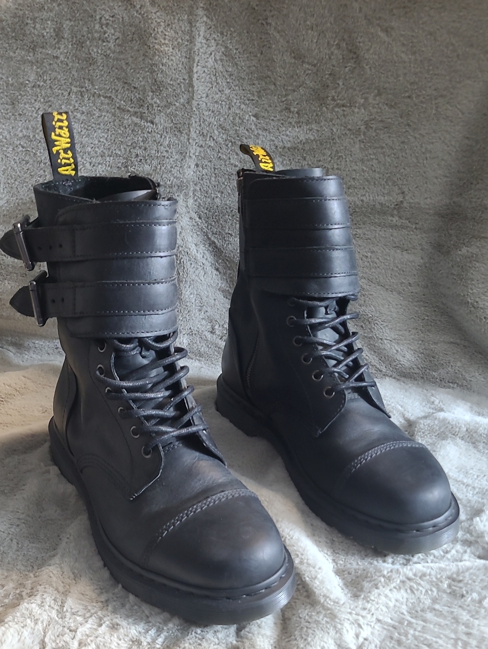Dr. Martens Brock Leather Boots Mens 12